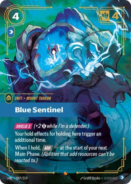 Blue Sentinel card image