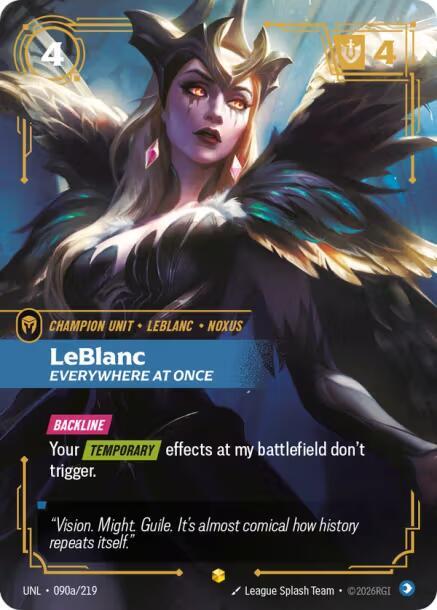LeBlanc, Everywhere At Once (Alternate Art) card image