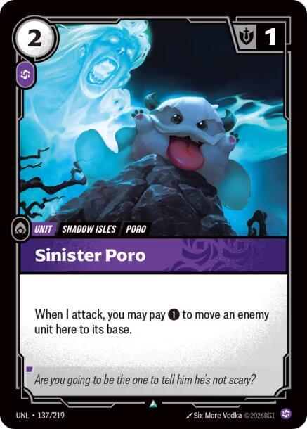 Sinister Poro card image