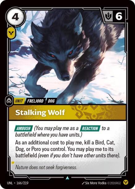 Stalking Wolf card image