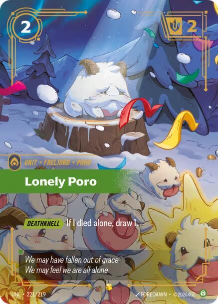 Lonely Poro (Overnumbered) card image