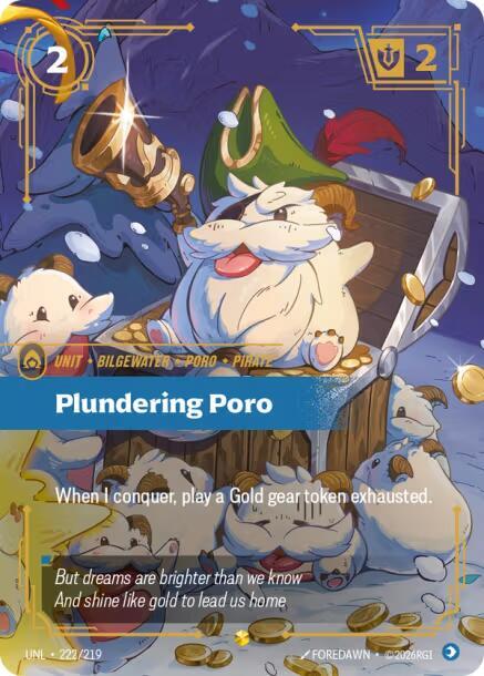 Plundering Poro (Overnumbered) card image