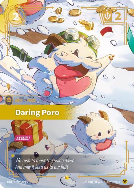 Daring Poro (Overnumbered) card image