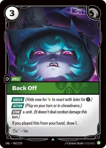 Back Off card image