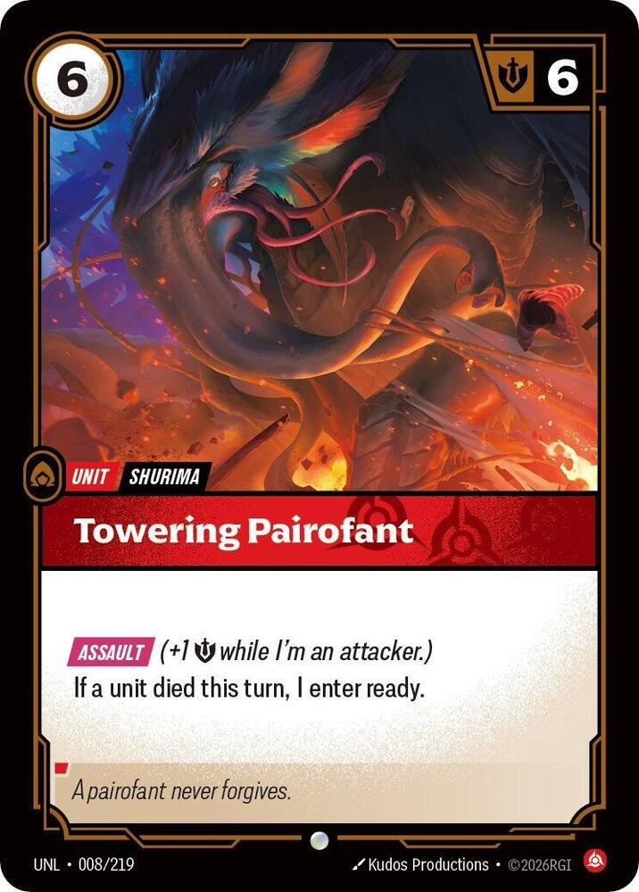 Towering Pairofant card image