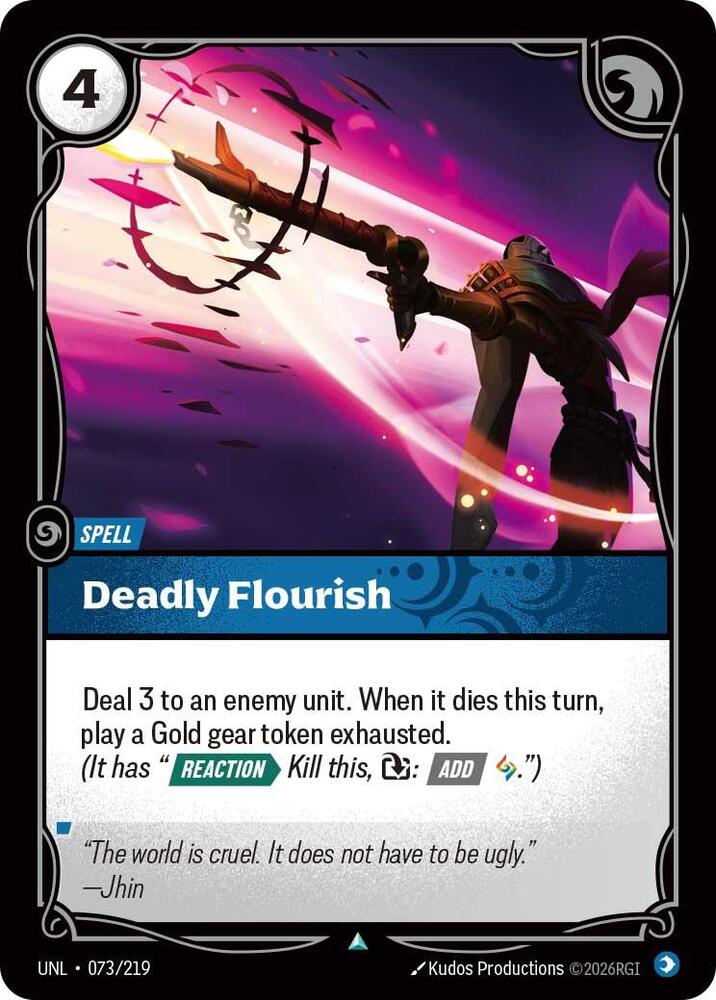 Deadly Flourish card image