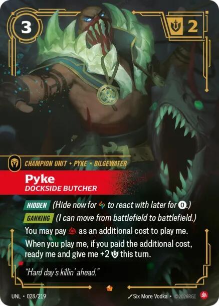 Pyke, Dockside Butcher card image