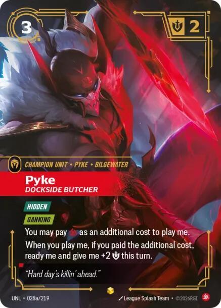 Pyke, Dockside Butcher (Alternate Art) card image