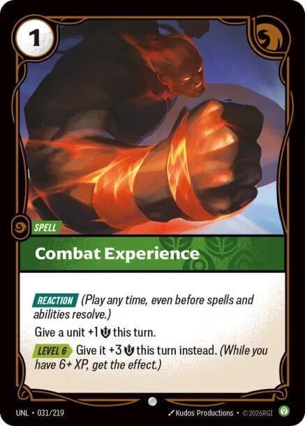 Combat Experience card image