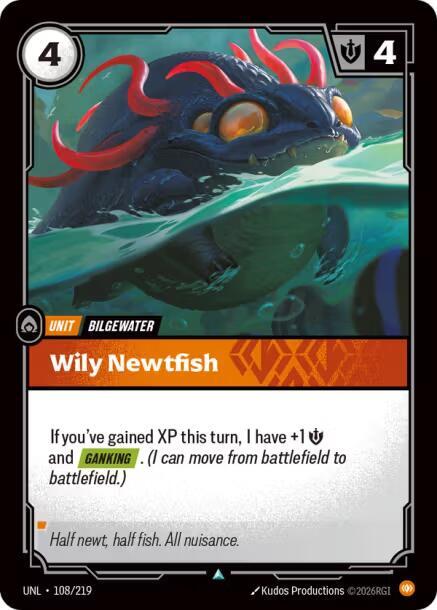 Wily Newtfish card image