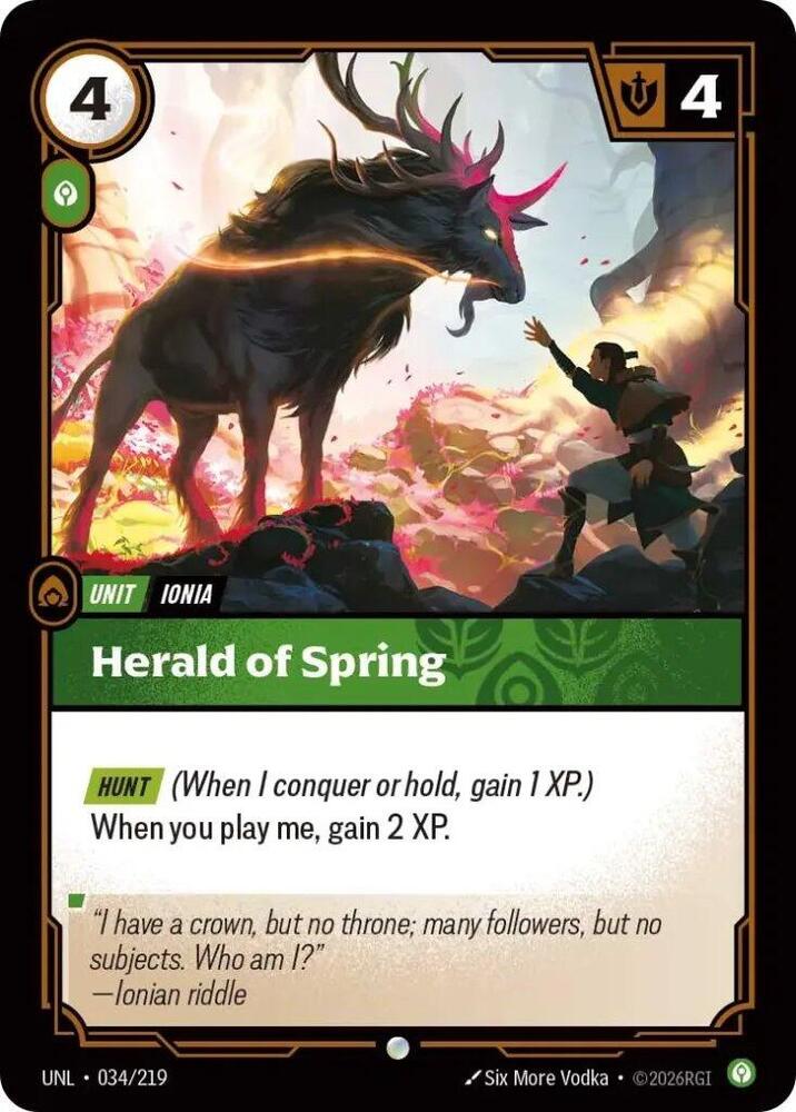 Herald of Spring card image