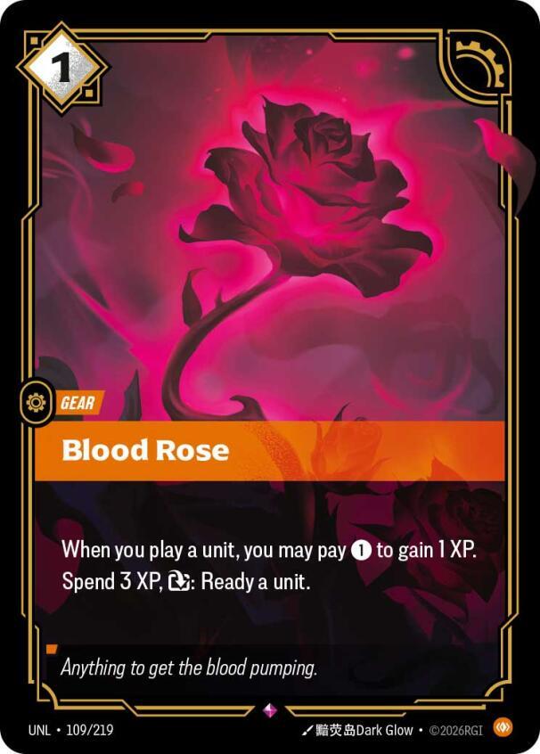 Blood Rose card image