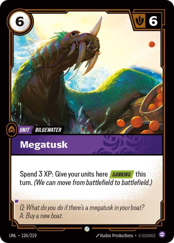 Megatusk card image