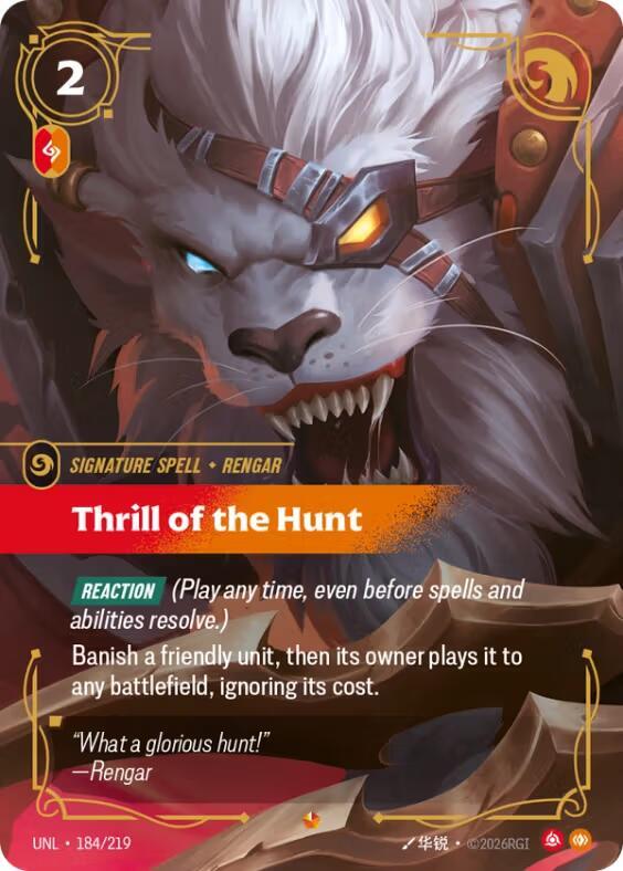 Thrill of the Hunt card image