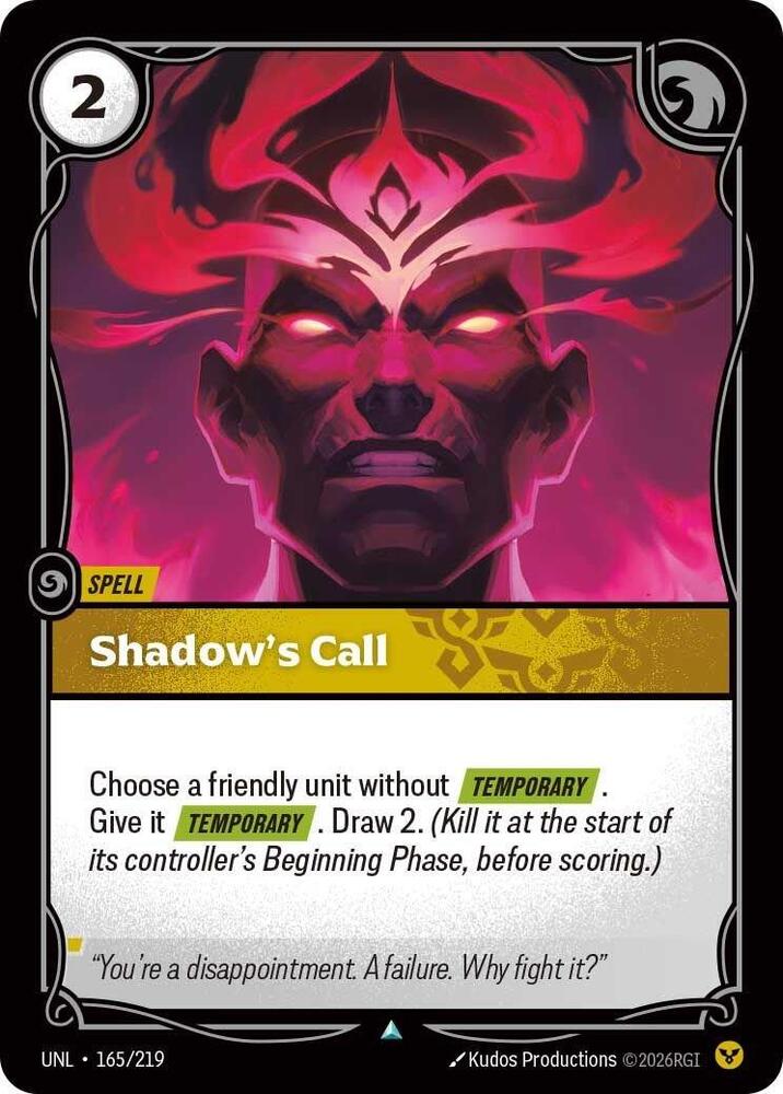 Shadow's Call card image