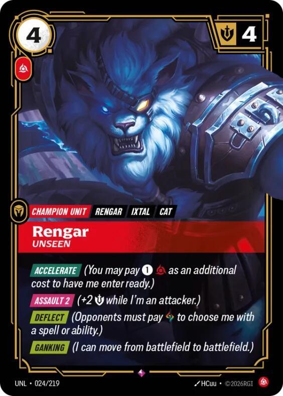 Rengar, Unseen card image