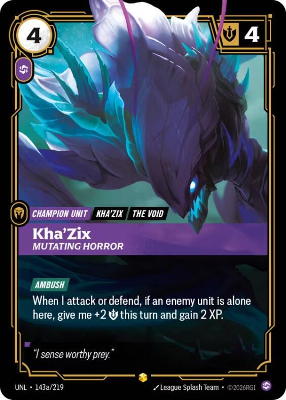 Kha'Zix, Mutating Horror (Alternate Art) card image