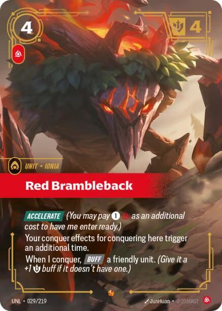 Red Brambleback card image
