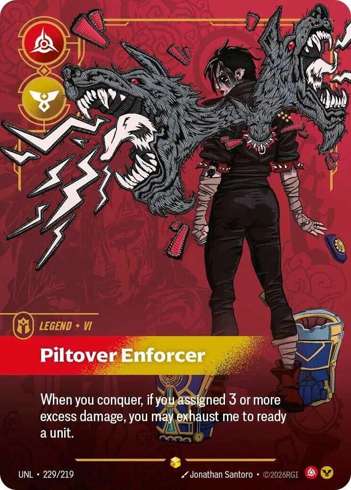 Vi, Piltover Enforcer (Overnumbered) card image