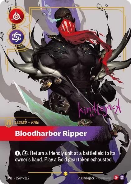 Pyke, Bloodharbor Ripper (Signature) card image