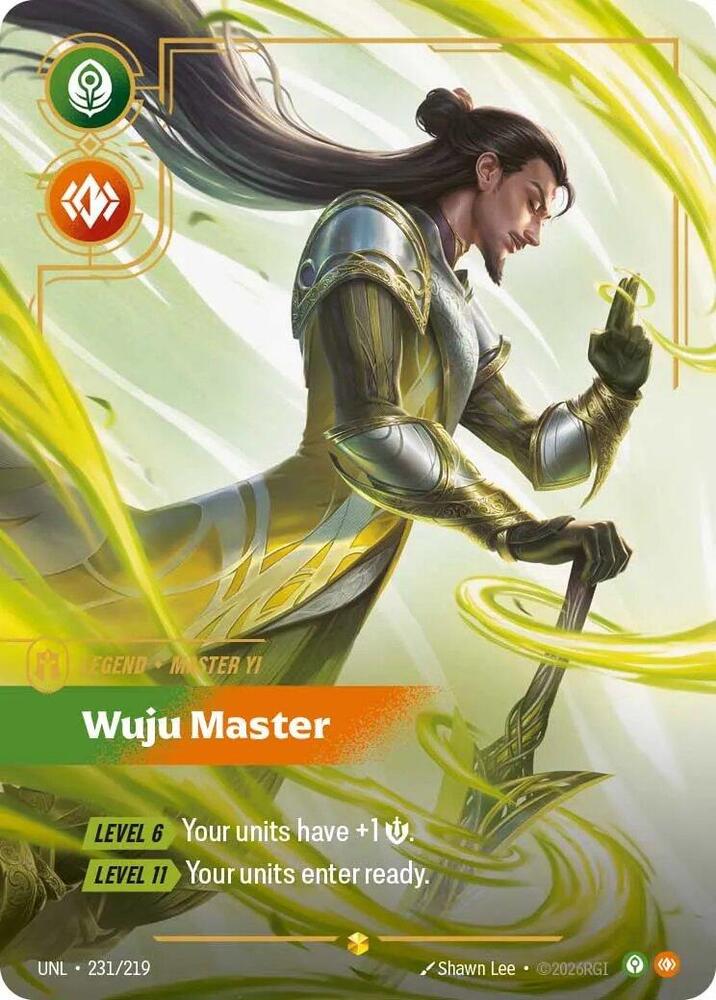 Master Yi, Wuju Master (Overnumbered) card image
