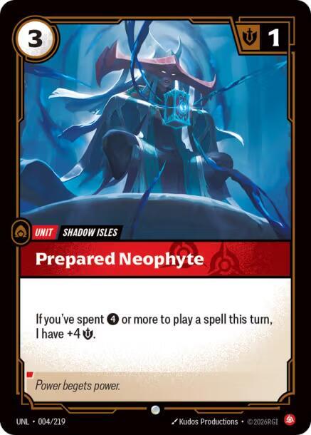 Prepared Neophyte card image