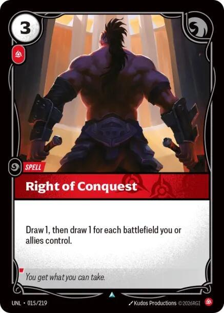 Right of Conquest card image