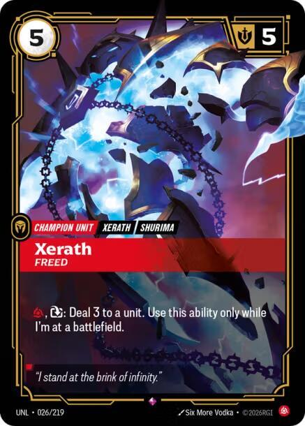 Xerath, Freed card image