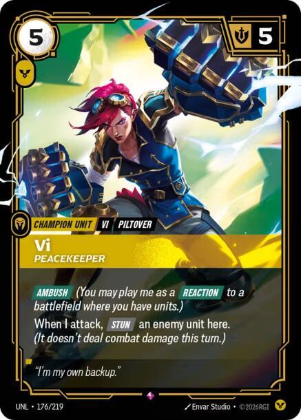 Vi, Peacekeeper card image