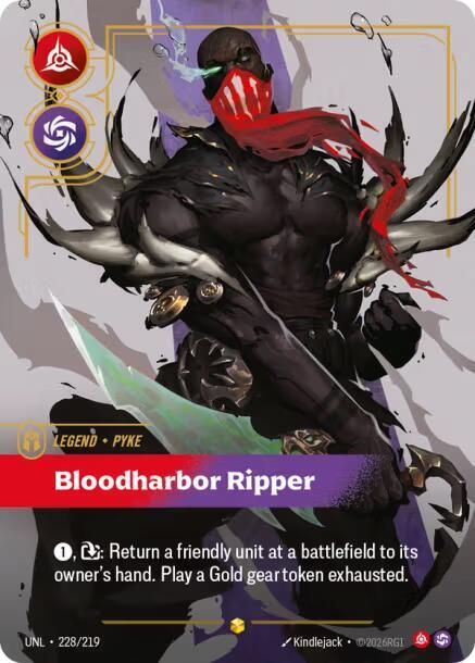 Pyke, Bloodharbor Ripper (Overnumbered) card image