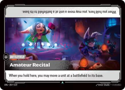 Amateur Recital card image