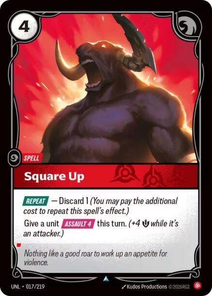 Square Up card image