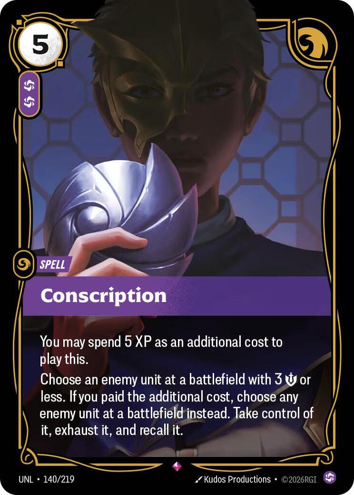 Conscription card image