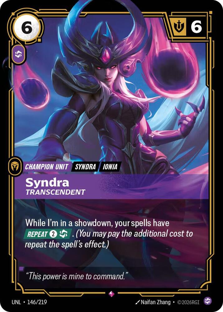 Syndra, Transcendent card image