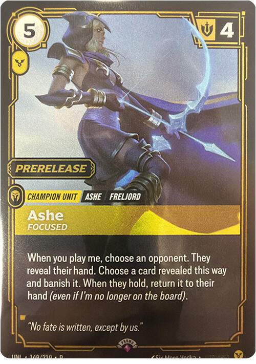 Ashe, Focused card image