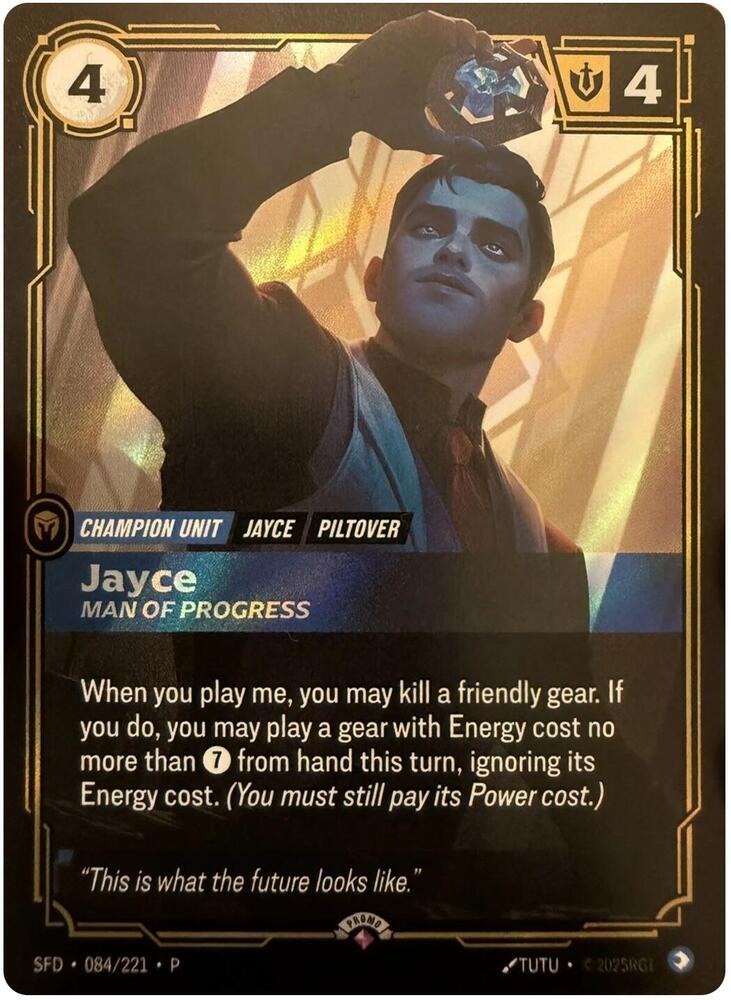Jayce, Man of Progress card image