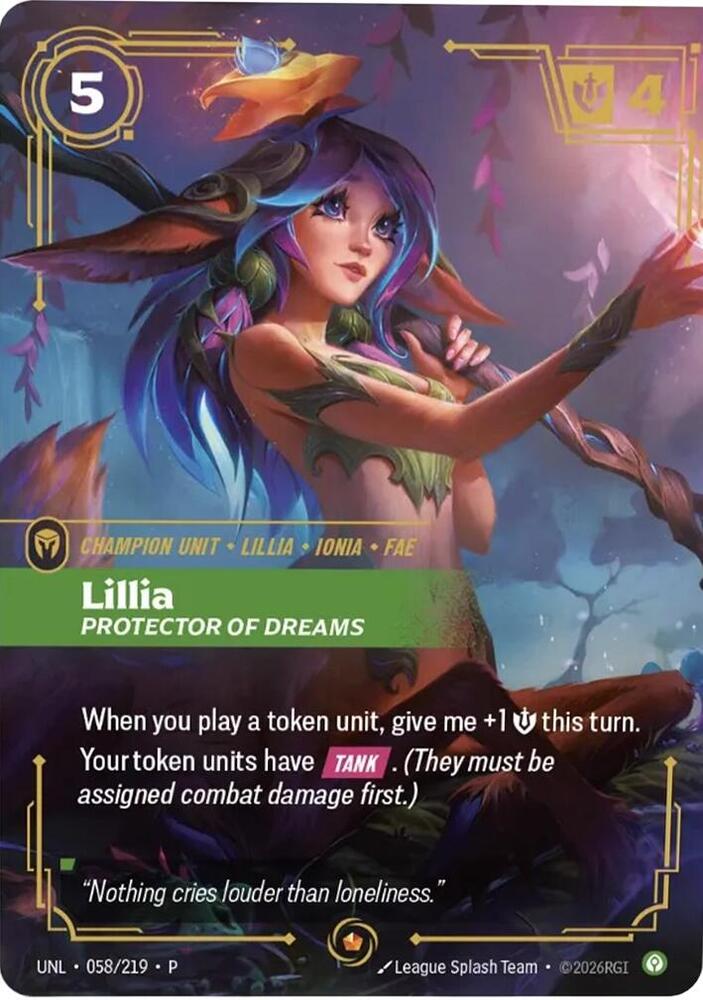 Lillia, Protector of Dreams card image