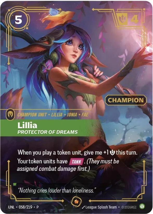 Lillia, Protector of Dreams (Champion) card image