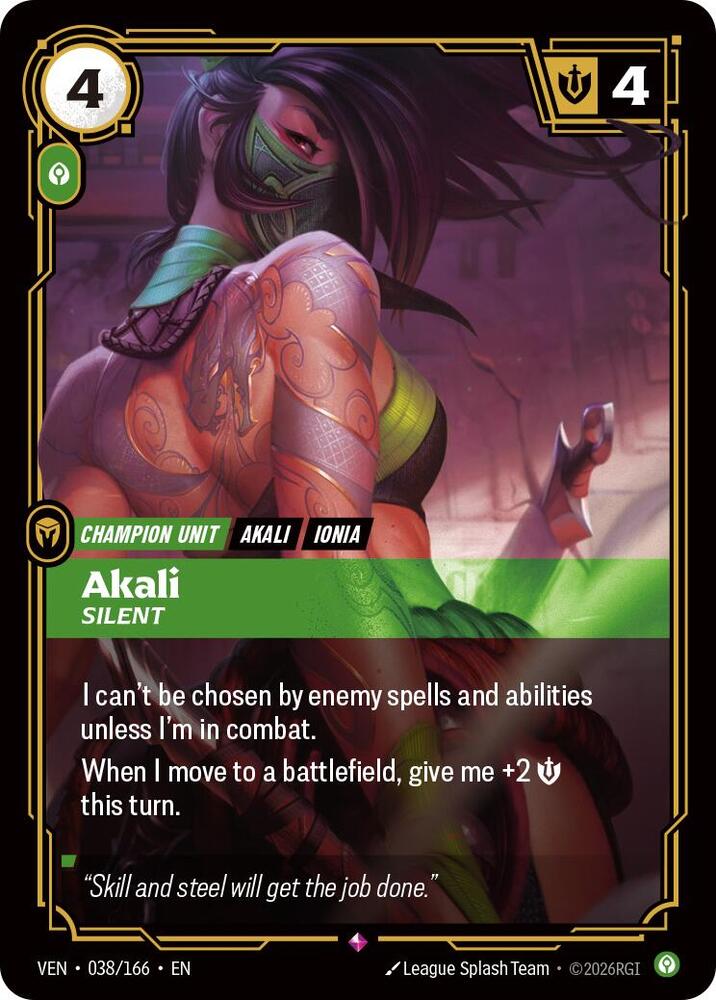 Akali, Silent card image