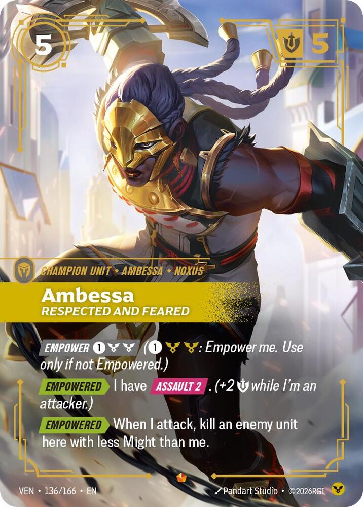 Ambessa, Respected and Feared card image