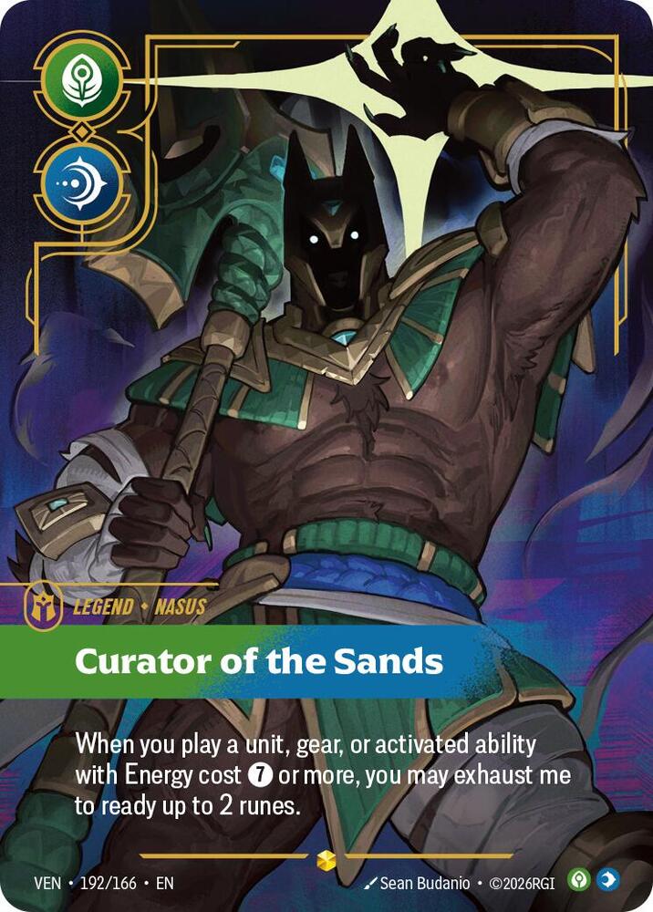 Nasus, Curator of the Sands (Overnumbered) card image