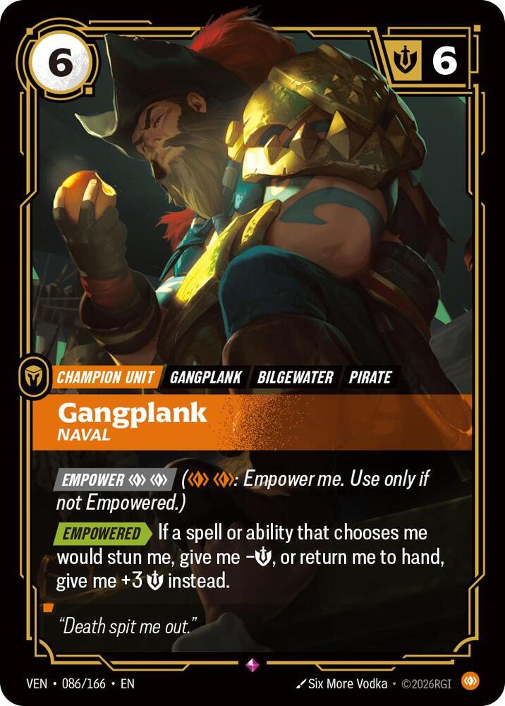 Gangplank, Naval card image