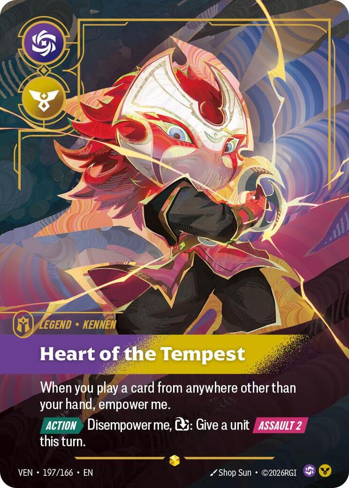 Kennen, Heart of the Tempest (Overnumbered) card image