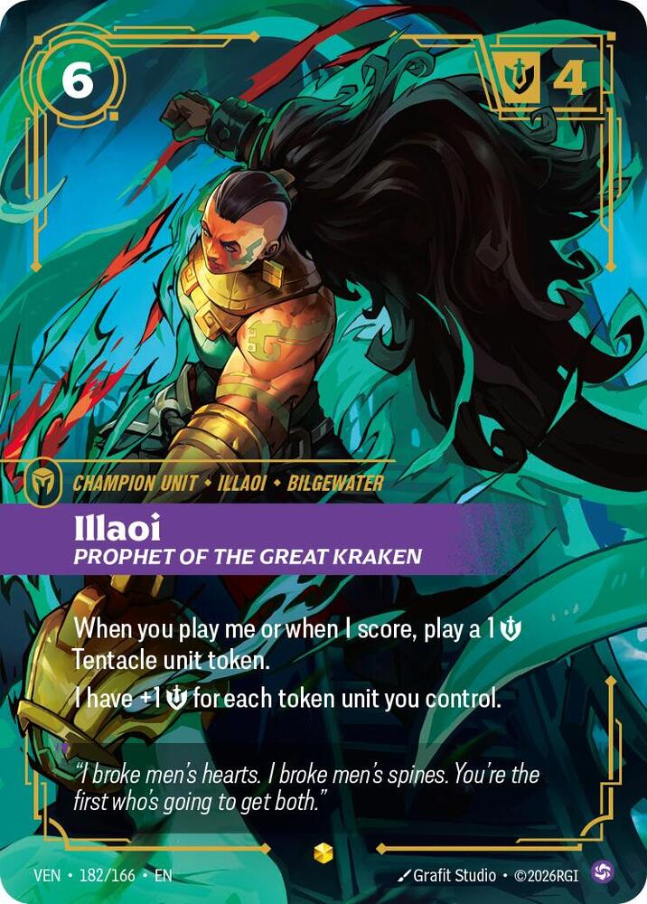 Illaoi, Prophet of the Great Kraken (Overnumbered) card image