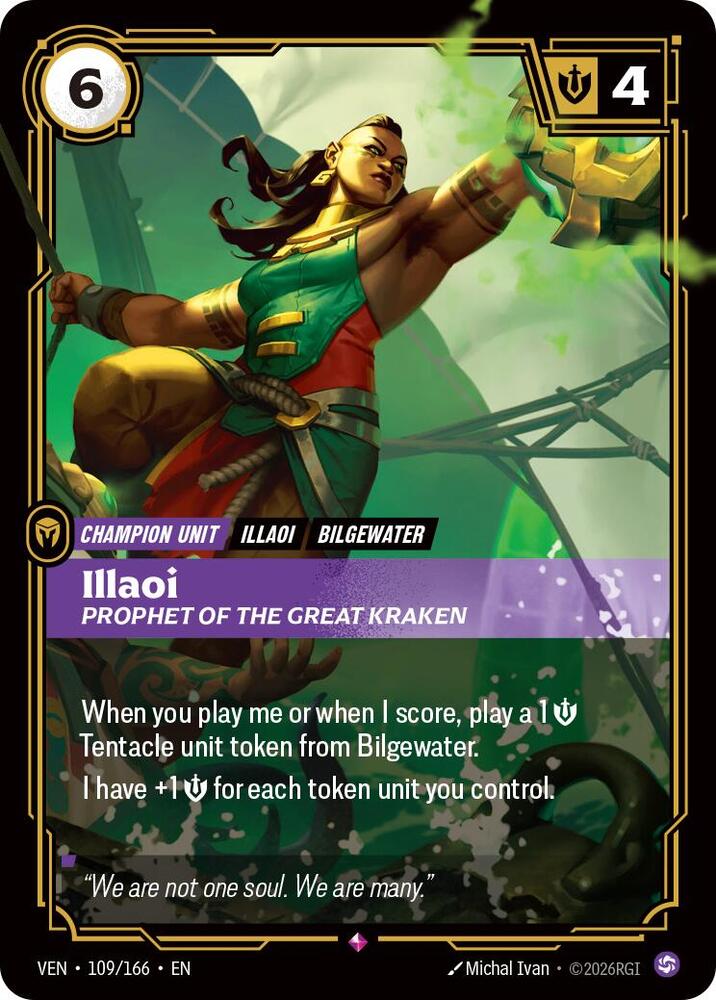 Illaoi, Prophet of the Great Kraken card image