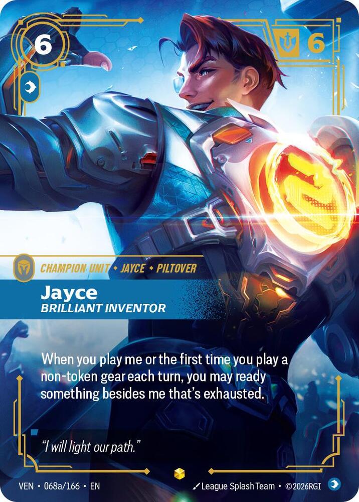 Jayce, Brilliant Inventor (Alternate Art) card image
