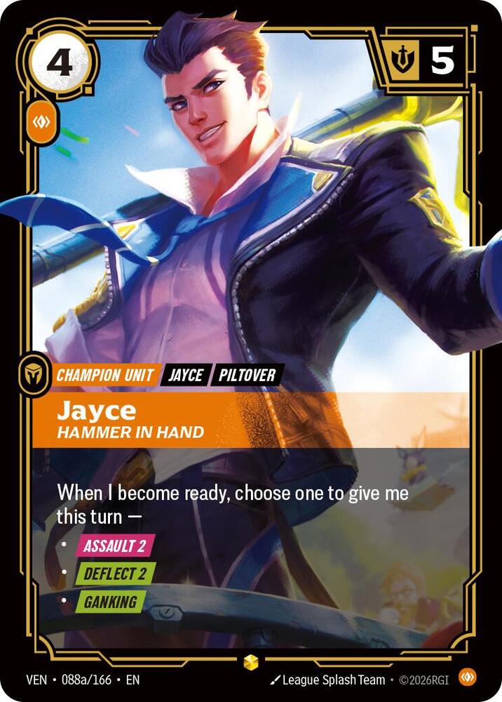 Jayce, Hammer in Hand (Alternate Art) card image