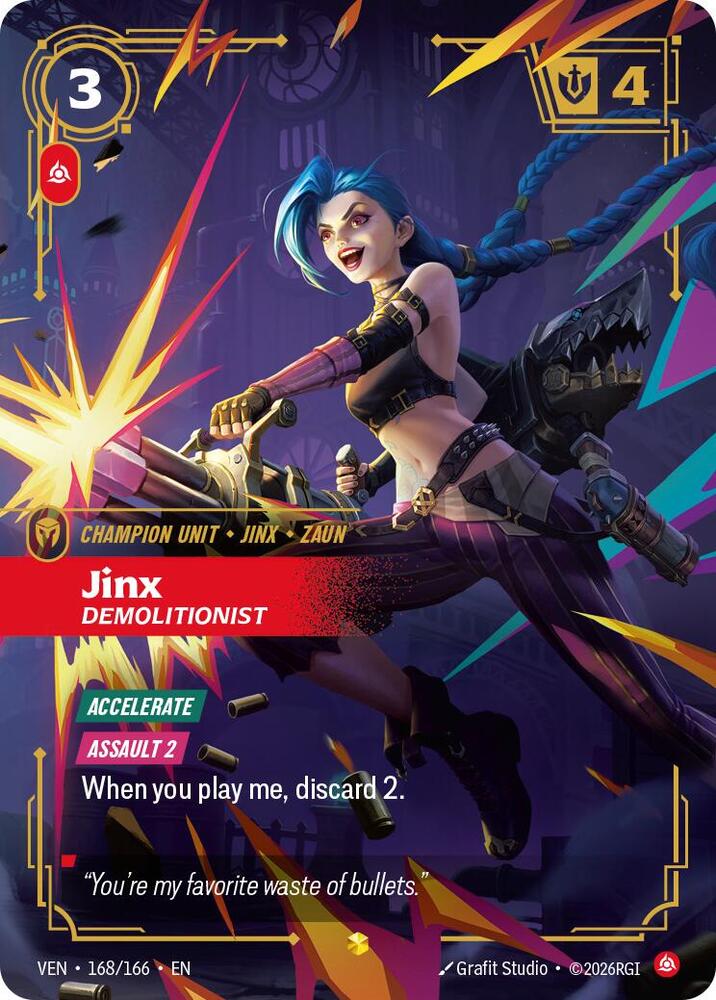 Jinx, Demolitionist (Overnumbered) card image