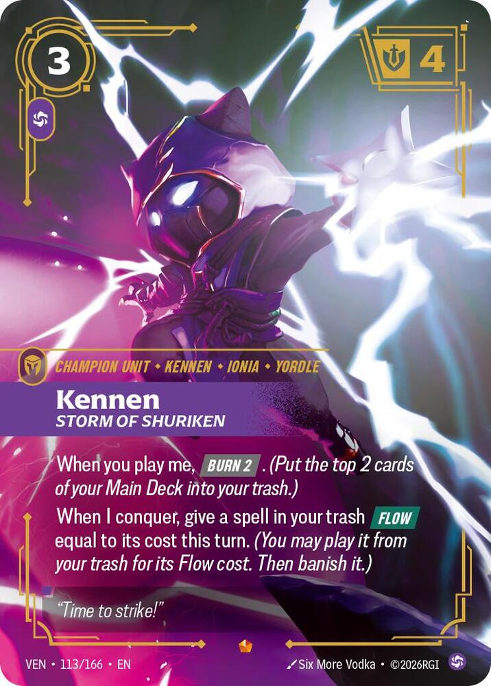 Kennen, Storm of Shuriken card image