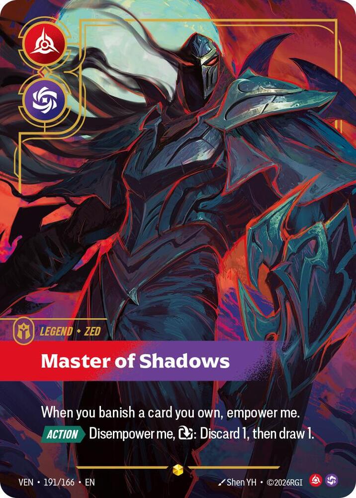 Zed, Master of Shadows (Overnumbered) card image